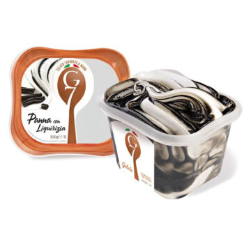 Gelato Panna con Liquirizia G7 500gr